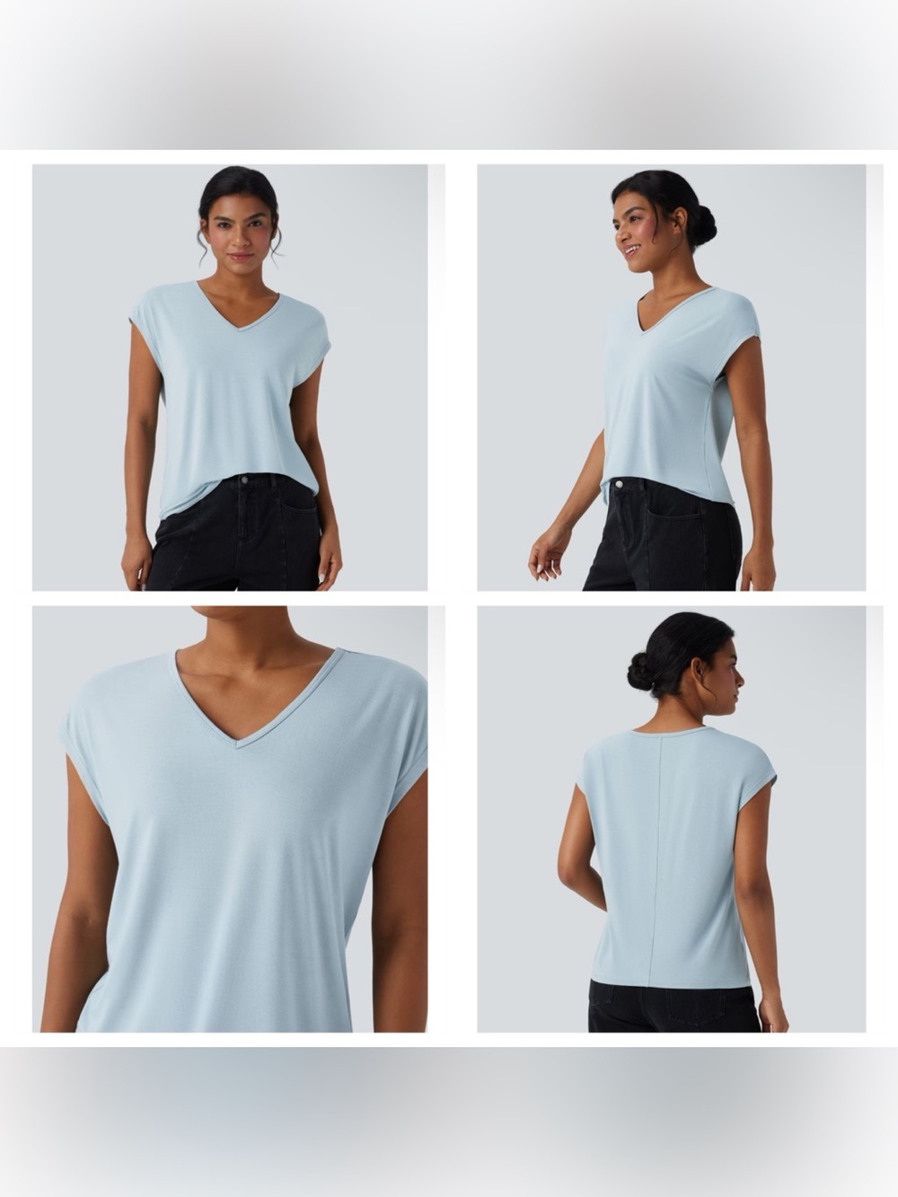 Halara Light Weight V-Neck Tee
